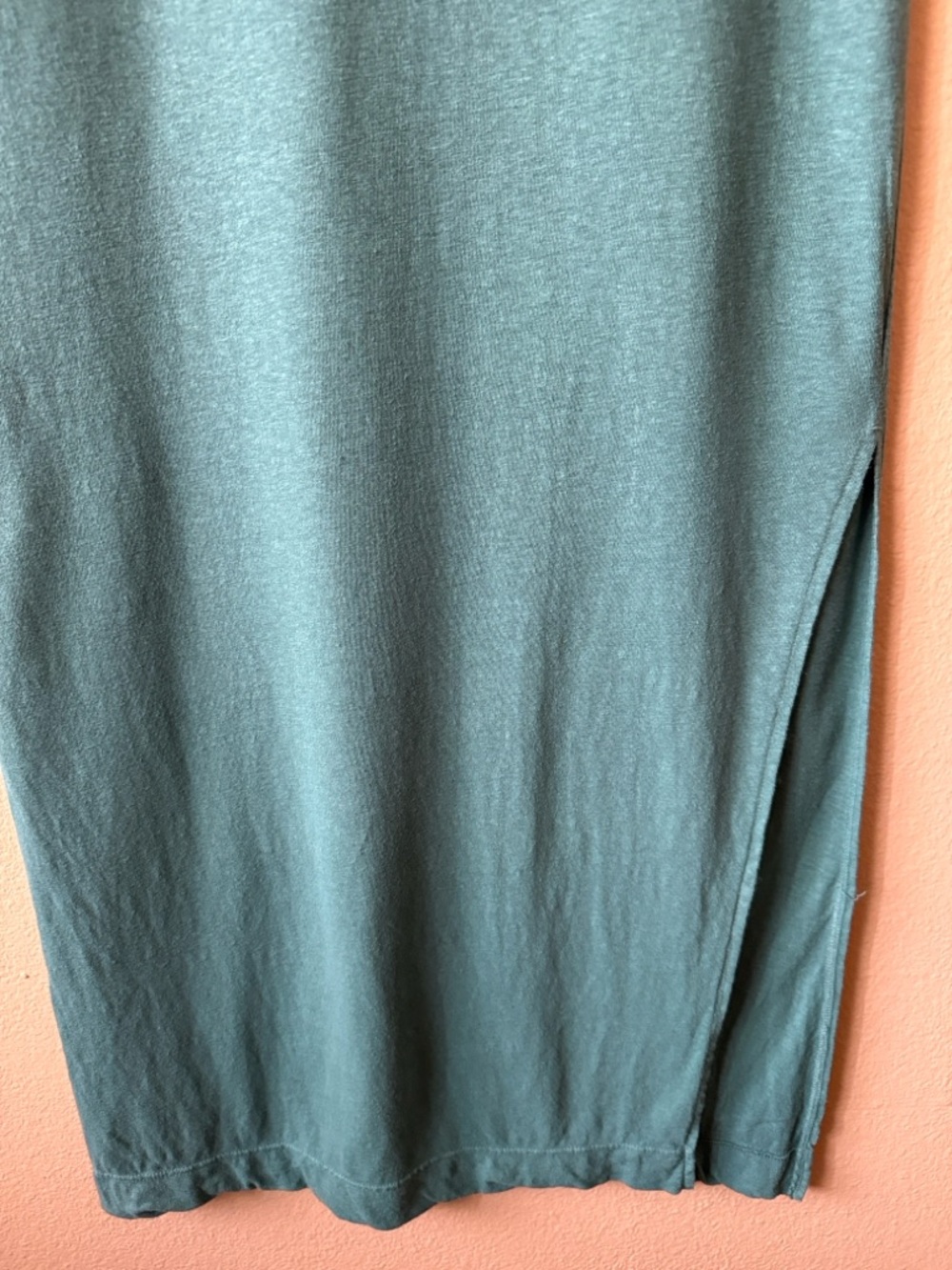Jungmaven Hermosa hemp & organic cotton dress in discontinued color teal, XS - Picture 5 of 10
